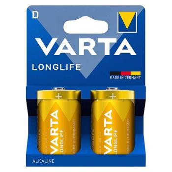 Varta Longlife Mono D LR20 Alkaline 2 Batterien