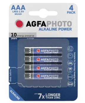 AGFA Power AAA Micro LR03 Alkaline 4 Batterien