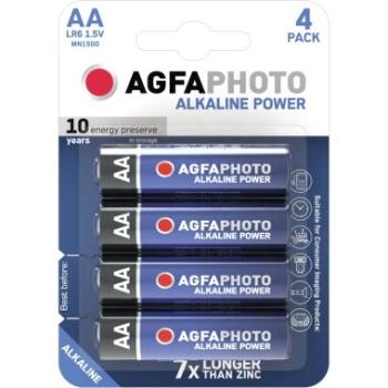 AGFA Power AA Mignon LR6 Alkaline 4 Batterien
