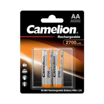 Camelion AA Mignon 2700mAh NiMH HR6 Classic 2 Akkus mit Aufbewahrungsbox