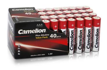 Camelion Plus AAA Micro LR03 Alkaline 40 Batterien Folie