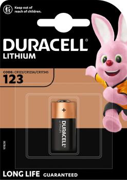 Duracell CR123A Lithium 3V  CR17345 Batterie