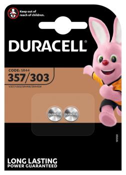 Duracell 303 / 357 SR1154 Silberoxid 1,55  V 2 Batterien