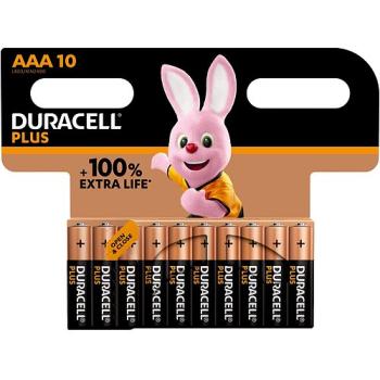 Duracell Plus AAA Micro LR03 Alkaline 10 Batterien