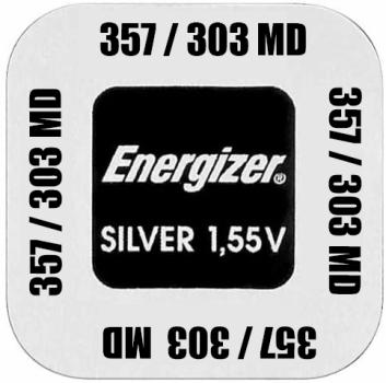 Energizer 303 / 357 SR1154 Silberoxid 1.55 V Batterie