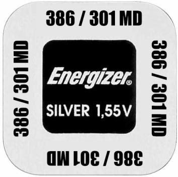 Energizer 301 / 386 SR1143 Silberoxid 1.55 V Batterie