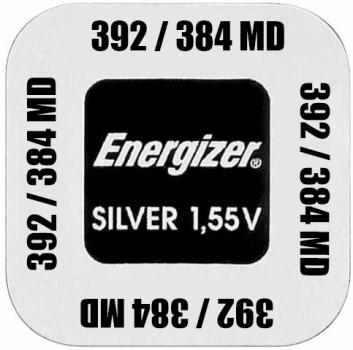 Energizer 384 / 392 SR736 Silberoxid 1.55 V Batterie