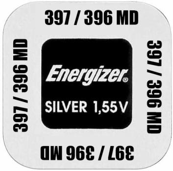 Energizer 396 / 397 SR726 Silberoxid 1.55 V Batterie