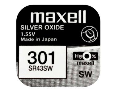 Maxell 301 SR1143SW Silberoxid 1.55 V Batterie