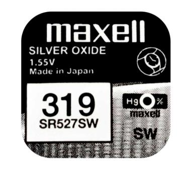 Maxell 319 SR527SW Silberoxid 1.55 V Batterie