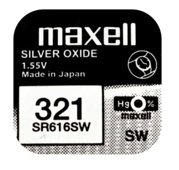 Maxell 321 SR616SW  Silberoxid 1.55 V Batterie