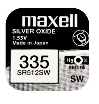 Maxell 335 SR512SW Silberoxid 1.55 V Batterie
