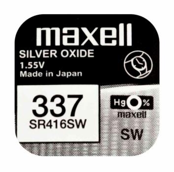 Maxell 337 SR416SW Silberoxid 1.55 V Batterie