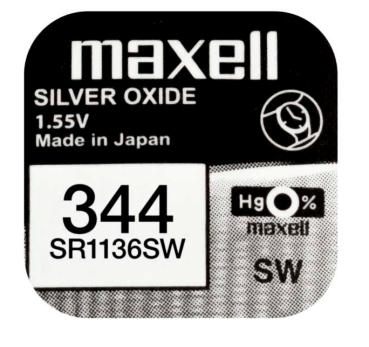 Maxell 344 SR11136SW Silberoxid 1.55 V Batterie