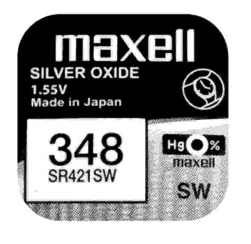 Maxell 348 SR421SW Silberoxid 1.55 V Batterie