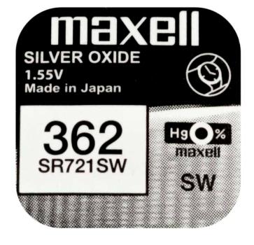Maxell 362 SR721SW Silberoxid 1.55 V Batterie