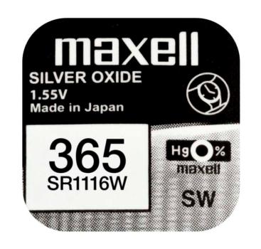 Maxell 365 SR1116W Silberoxid 1.55 V Batterie