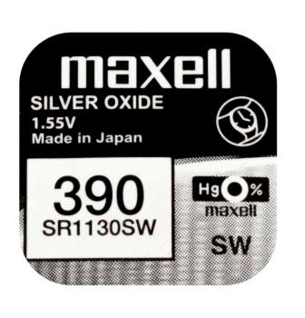Maxell 390 SR1130SW Silberoxid 1.55 V Batterie
