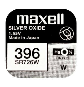 Maxell 396 SR726W Silberoxid 1.55 V Batterie