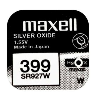 Maxell 399 SR927W Silberoxid 1.55 V Batterie