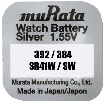 Murata 384 / 392 SR736 Silberoxid 1.55 V Batterie