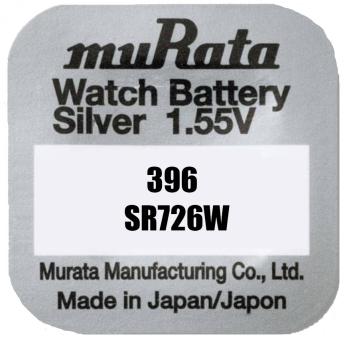 Murata 396 SR726W Silberoxid 1.55 V Batterie