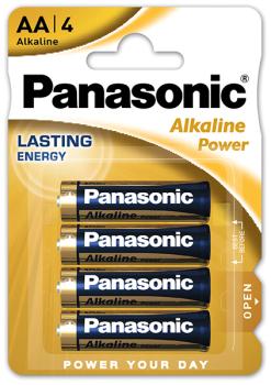 Panasonic Power AA Mignon LR6 Alkaline 4 Batterien
