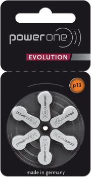Power One Evolution Typ 13 PR48 Orange 1,45V Zink Luft – 6 Stück
