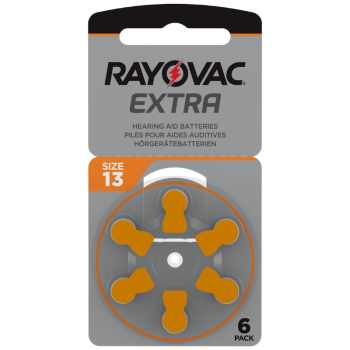 Rayovac Typ 13 PR48 Orange 1,45V Zink Luft – 6 Stück