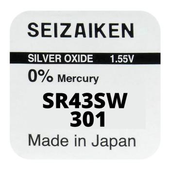 Seizaiken 301 SR1143SW Silberoxid 1.55 V Batterie