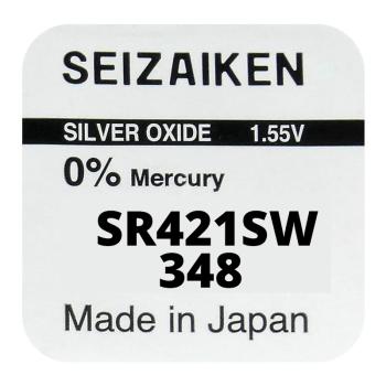 Seizaiken 348 SR421SW Silberoxid 1.55 V Batterie