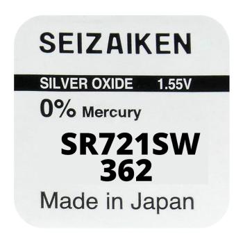 Seizaiken 362 SR721SW Silberoxid 1.55 V Batterie