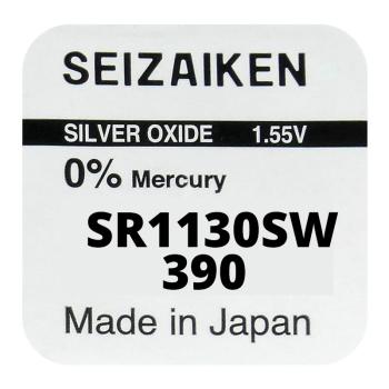 Seizaiken 390 SR1130SW Silberoxid 1.55 V Batterie