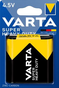 Varta Super Heavy Duty 4,5 V Flachbatterie 3R12 Zink Kohle Folie