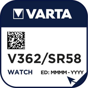 Varta 362 SR721SW Silberoxid 1.55 V Batterie