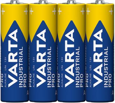 Varta Pro Industrial AA Mignon LR6 Alkaline 4 Batterien Folie