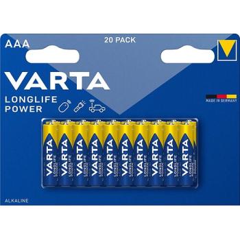 Varta Longlife Power AAA Micro LR03 Alkaline 20 Batterien