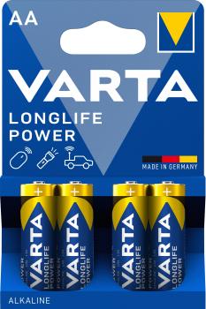 Varta Longlife Power AA Mignon LR6 Alkaline 4 Batterien