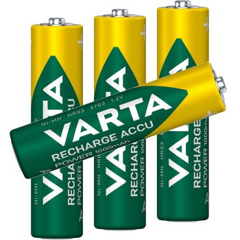 Varta AAA Micro 1000mAh NiMH HR03 Power Recharge 4 Akkus