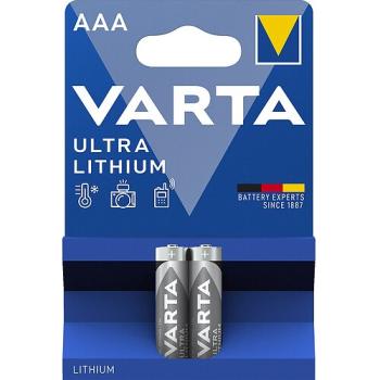 Varta Ultra AAA Micro FR03 Lithium 2 Batterien