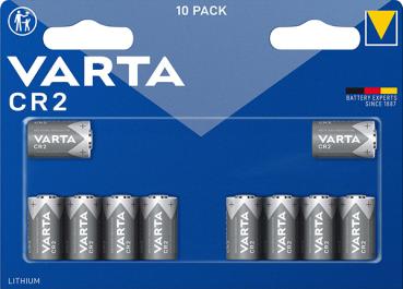 Varta CR2 Lithium 3V CR17355 10 Batterien