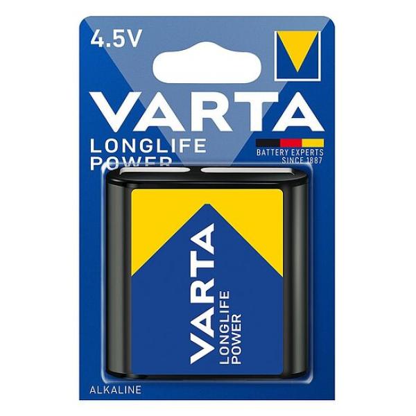 Varta Longlife Power 4,5 V Flachbatterie 3LR12 Alkaline
