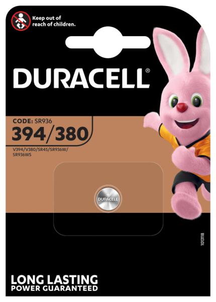 Duracell 380 / 394 SR936 Silberoxid 1.55 V Batterie