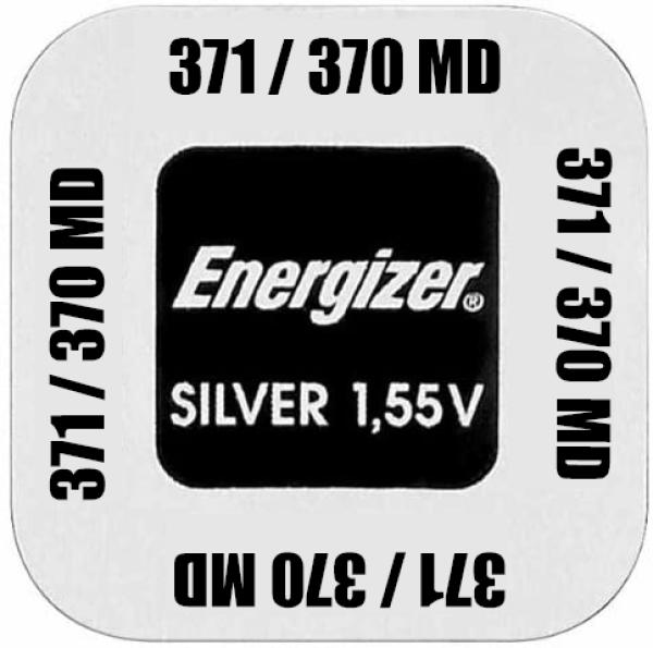 Energizer 370 / 371 SR920 Silberoxid 1.55 V Batterie