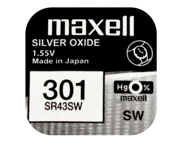 Maxell 301 SR1143SW Silberoxid 1.55 V Batterie