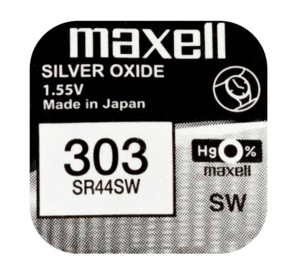 Maxell 303 SR1154SW Silberoxid 1.55 V Batterie