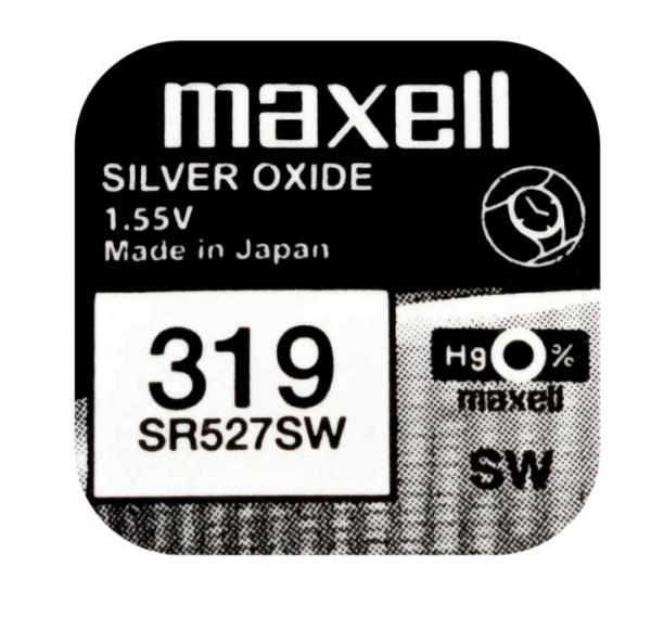 Maxell 319 SR527SW Silberoxid 1.55 V Batterie