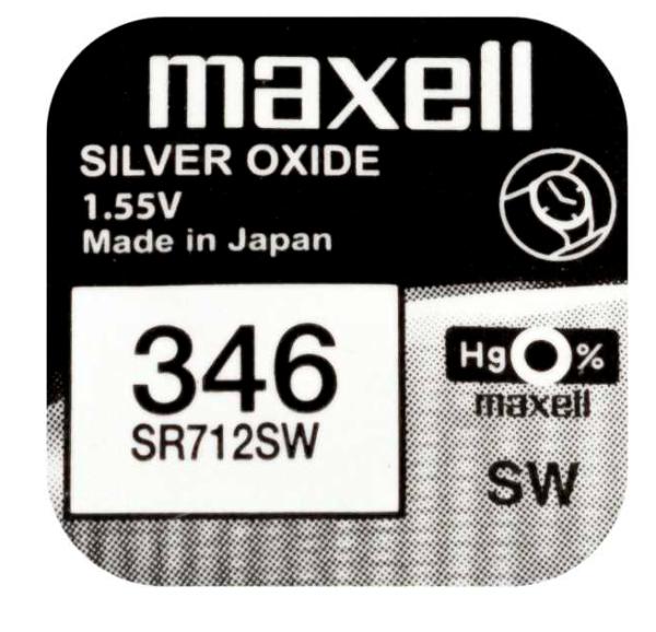 Maxell 346 SR712SW Silberoxid 1.55 V Batterie