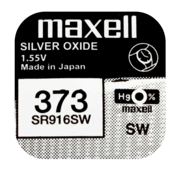 Maxell 373 SR916SW Silberoxid 1.55 V Batterie