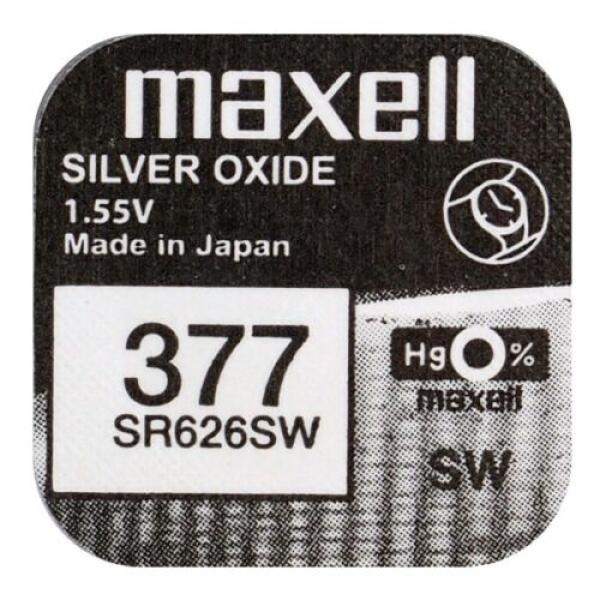 Maxell 377 SR626SW Silberoxid 1.55 V Batterie